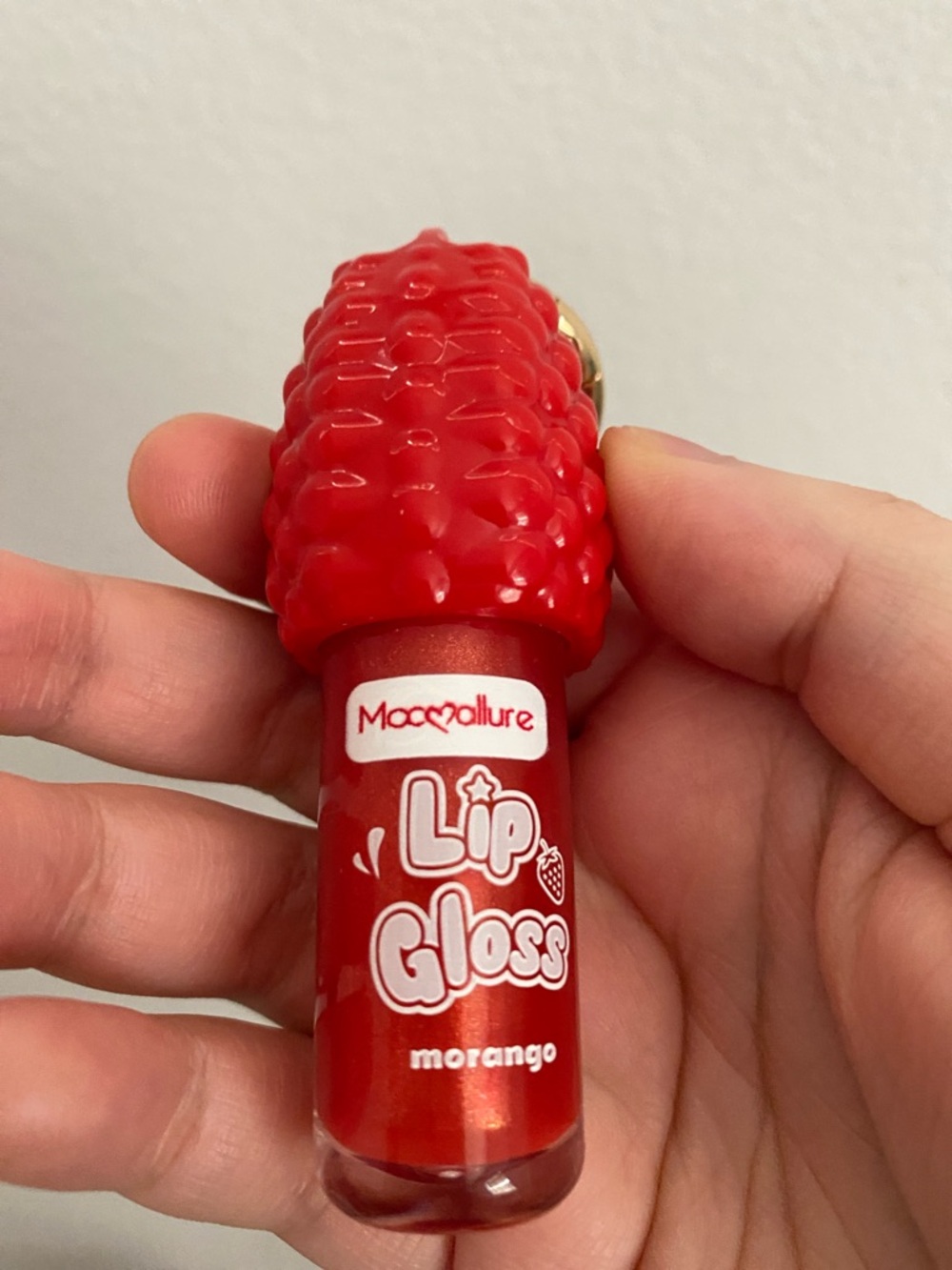 Moccollure Lip Gloss - Red Strawberry Cap